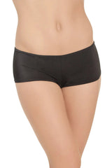Coquette Queen So Sleek Booty Shorts Black