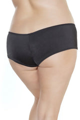 Coquette Queen So Sleek Booty Shorts Black