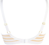 Axami 10561 Sheer Embroidery Unlined Bra White Angel Comfy Supportive Well Made