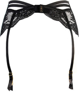 Axami 10712 Garter Belt On the Clouds Black Lace