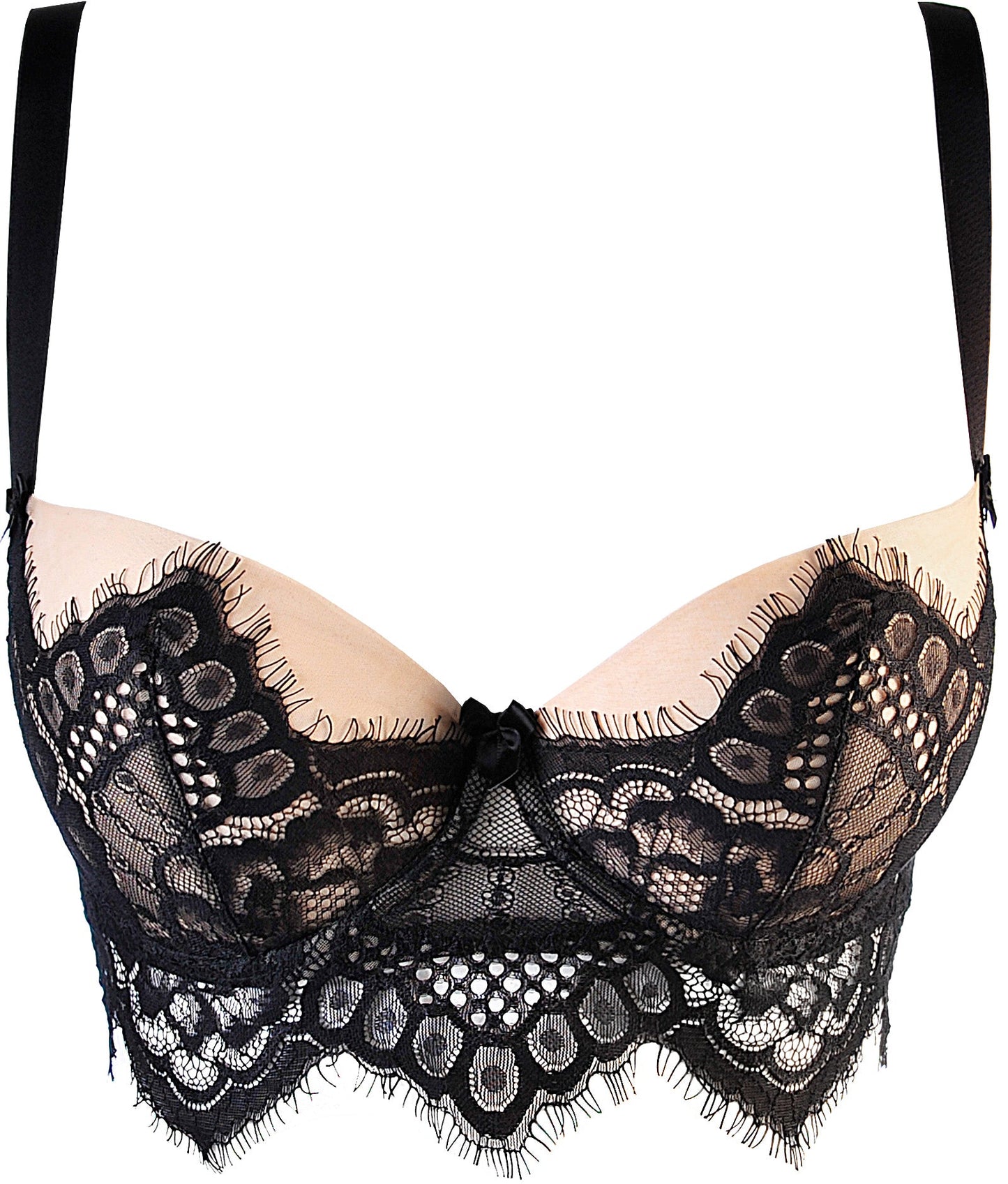 Axami V-10771 Eyelash Lace Bustier Bra Just Like Heaven