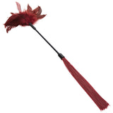 Sex & Mischief Enchanted Feather Tickler - Burgundy