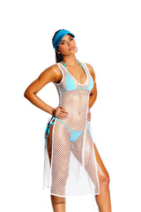 Elegant Moments White Swimwear Cover Up