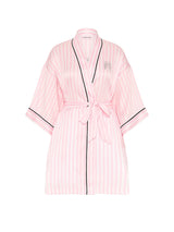 Victoria's Secret Fashion Show 2026 Rhinestone Angel Wings Satin Robe Iconic Pink Stripes