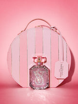 Victoria's Secret Bombshell Runway Swarovski Crystal Eau de Parfum 3.4 oz with Heritage Stripe Trunk