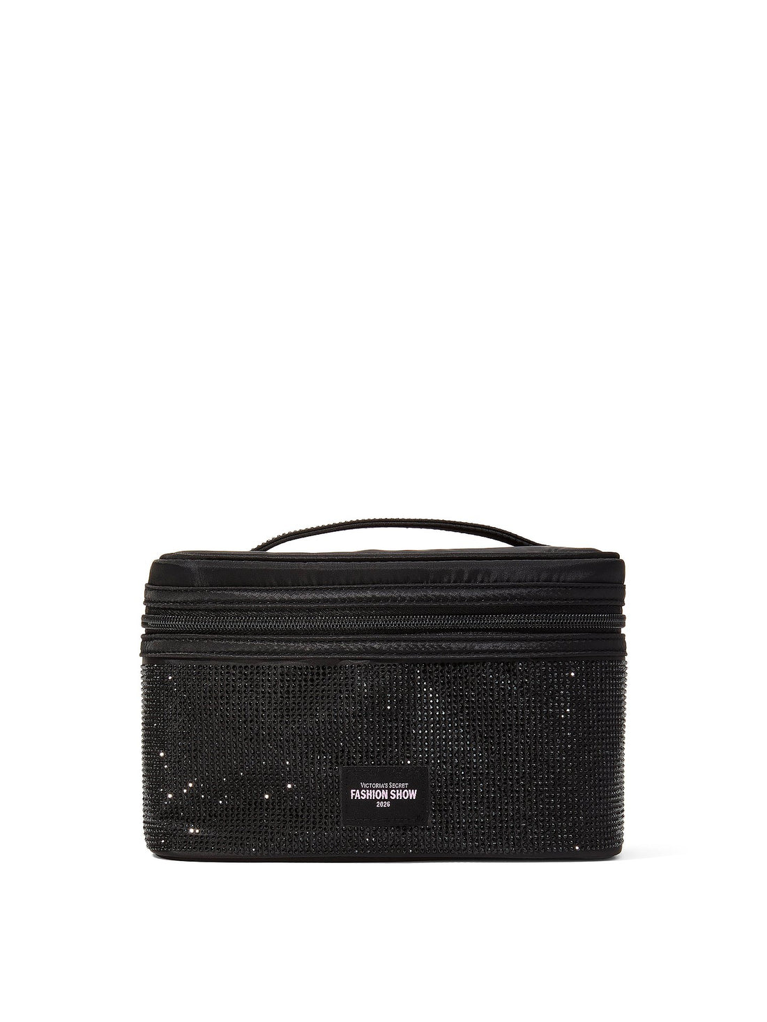 Victoria's Secret Fashion Show 2026 Diamante Vanity Case Black Crystal with Wing Charm