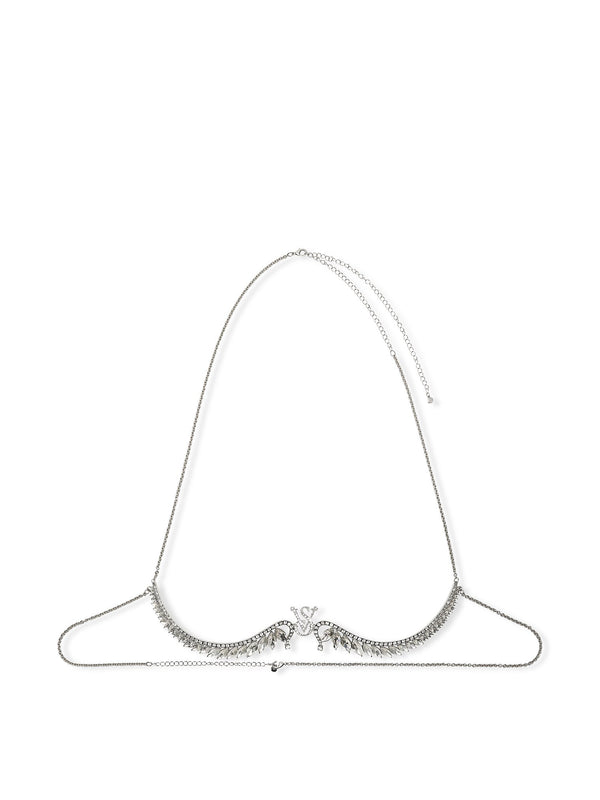 Victoria's Secret Diamante Logo Body Jewelry Silver