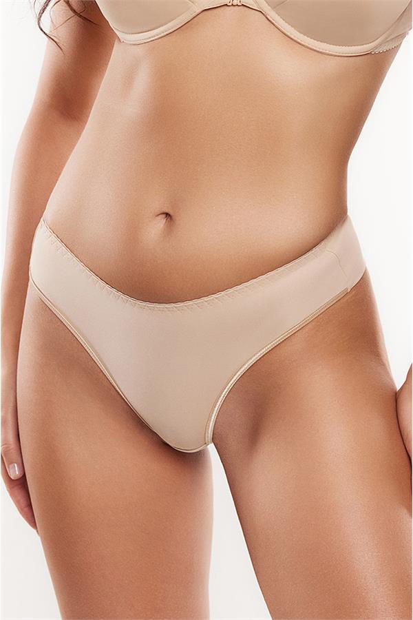 Axami 5798 Everyday Smooth Tanga Thong Beige