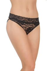 Coquette Queen Turn Around Panty Black