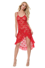 Coquette Red Aloud Gown