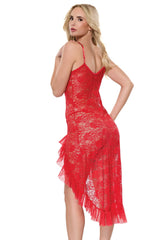 Coquette Red Aloud Gown