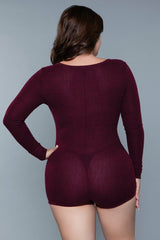 BeWicked Nala Sleep Romper Burgundy