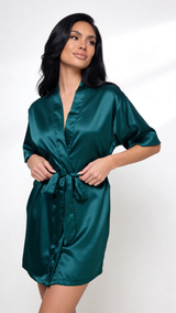 Be Wicked Queen Getting Ready Robe Forest Green