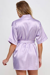 BeWicked Satin Getting Ready Robe