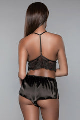BeWicked Liliana Cami and Short Set Black