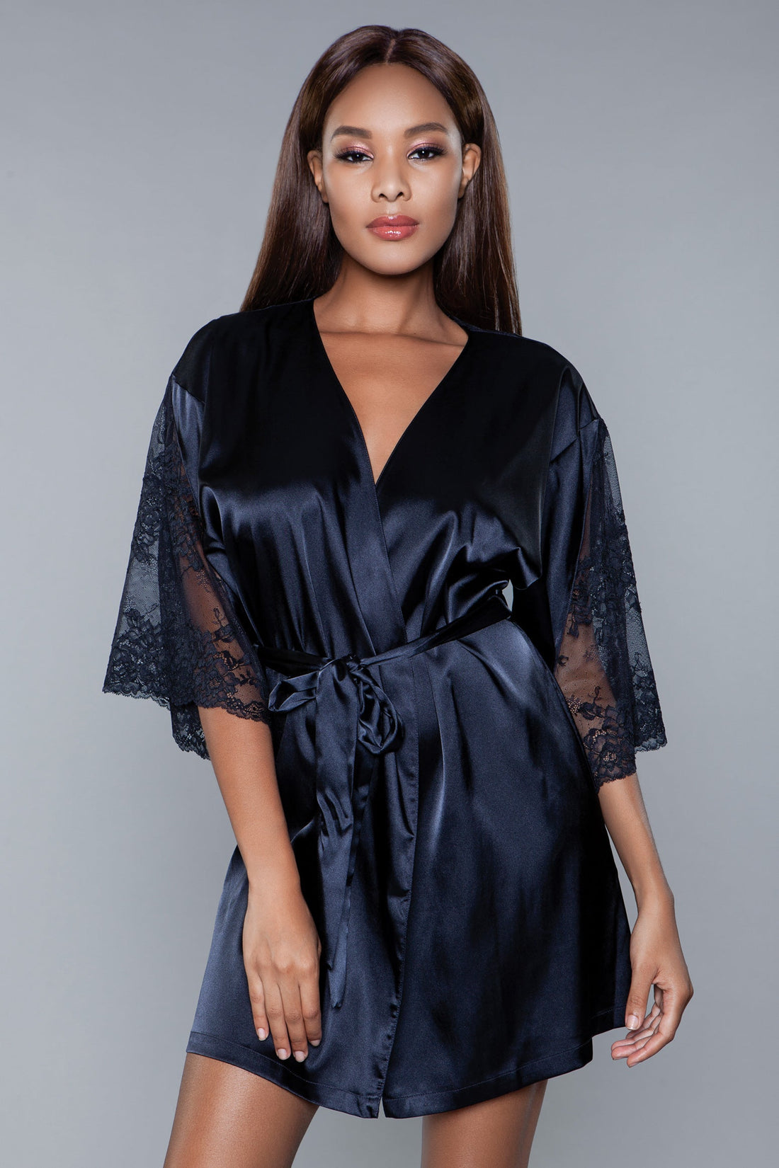 Be Wicked Grace Robe Black