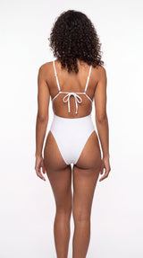 Be Wicked Trinity Swimsuit White