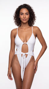 Be Wicked Trinity Swimsuit White