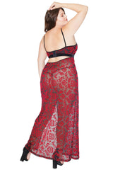 Coquette Queen Yes Queen Gown Halter Red