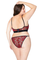 Coquette Queen Yes Queen Bra Set Red