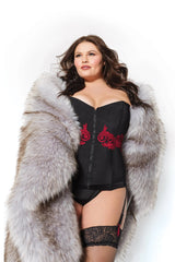 Coquette Queen Yes Queen Corset Black
