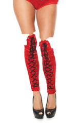 Coquette Cool Yule Boot Covers Red