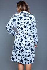 Be Wicked Starry Robe White