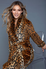 Be Wicked Leopard Robe
