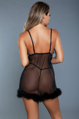 BeWicked Farah Babydoll Black