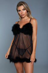BeWicked Farah Babydoll Black
