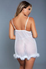 BeWicked Farah Babydoll White