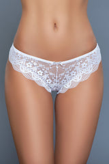 BeWicked Florence Brazilian Lace Panty 3 Pack Panties White Black Red