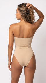 Be Wicked Hattie Swimsuit Nude/Orange/Green