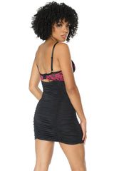 Coquette In Bloom Chemise Black