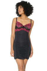 Coquette In Bloom Chemise Black