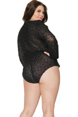 Coquette Queen Chill & Thrill Romper Black