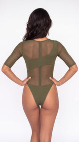 Be Wicked Olive Swimsuit