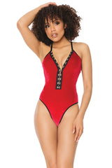 Coquette Naughty & Nice Teddy Red