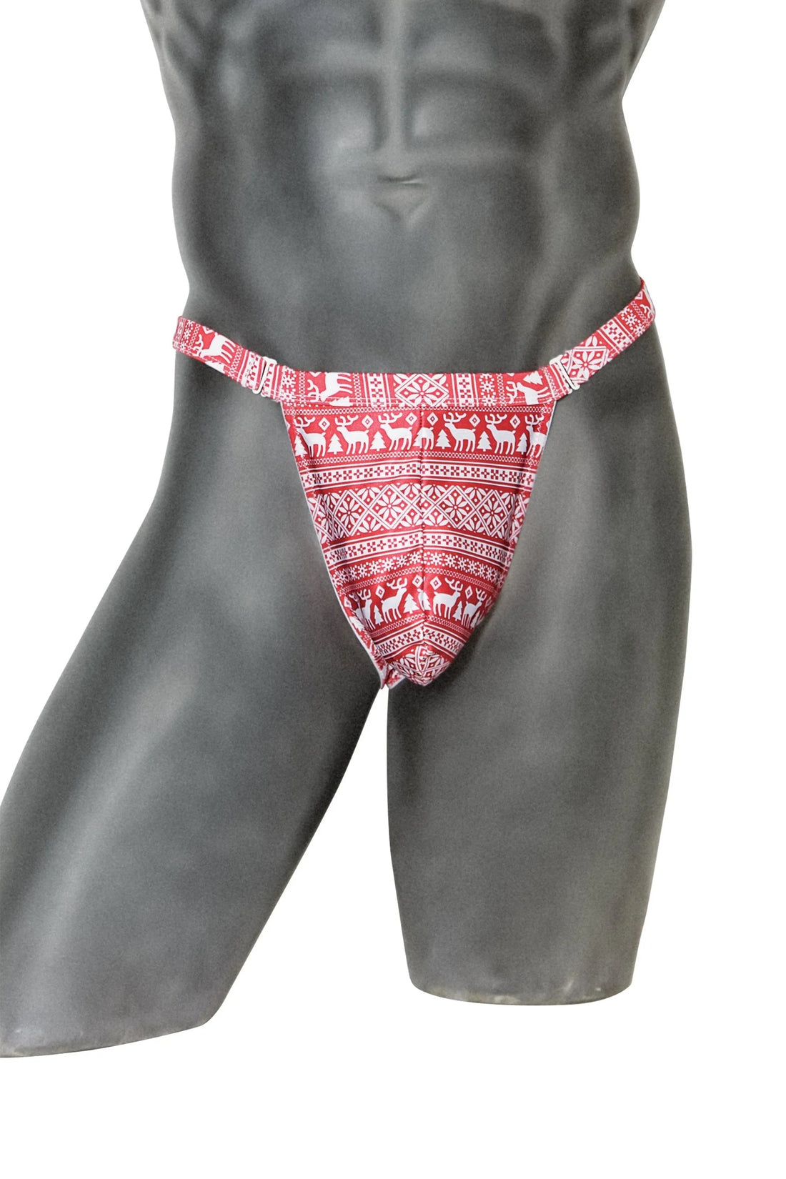 Coquette Santa's Slay Men's Thong Red