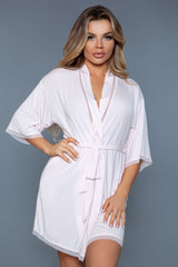 Be Wicked Queen Sylvie Robe Blush Pink