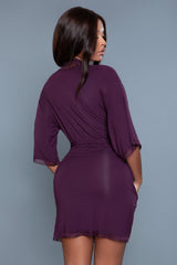 Be Wicked Queen Sylvie Robe Violet