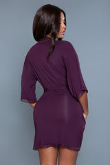 BeWicked Sylvie Robe Violet