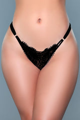 BeWicked Aspen Brazilian Panty 3 Pack of Purple, Black and White