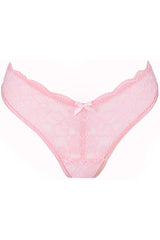 On the Clouds Lace Thong Panty BabyPink