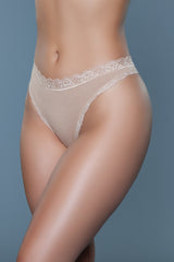 Be Wicked Mandy Thong 3 Pack Black/White/Nude