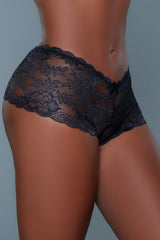 BeWicked Hayden Lace Boyshort 3 Pack Pink, Beige, Black