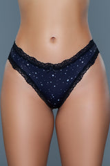 Be Wicked Jade Thong 3 Pack Black-Grey-White