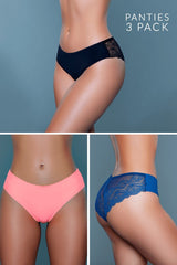 BeWicked Arden Cheeky Panty Pack