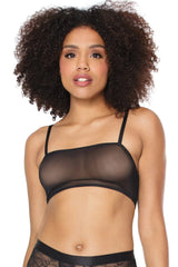 Coquette Sheer Temptation Bralette Black