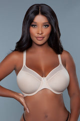 Be Wicked Seamless Kristy Full Coverage Bra Nude